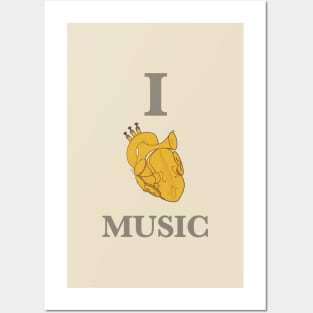 I Love Music Posters and Art